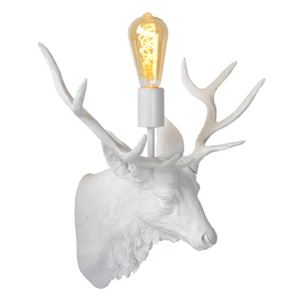 Lucide wandlamp Extravaganza Caribou wit E27 3