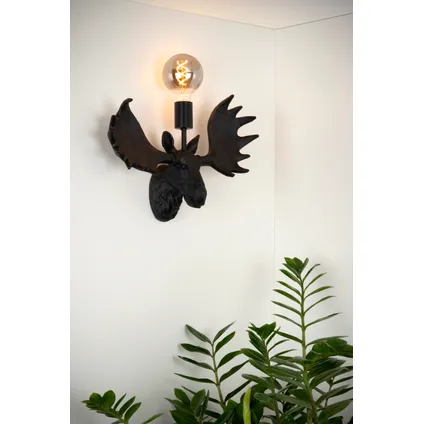 Lucide wandlamp Extravaganza Moose zwart E27 6