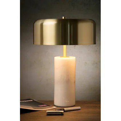 Lampe de table Lucide Mirasol blanc Ø25cm 3xG9 2