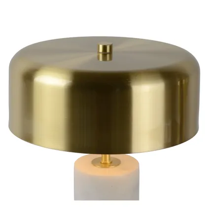 Lampe de table Lucide Mirasol blanc Ø25cm 3xG9 6