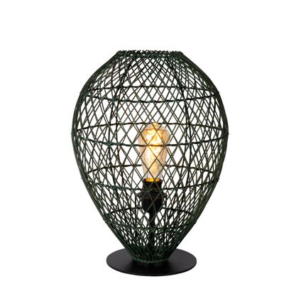 Lampe de table Kenjiro Lucide vert Ø40cm E27