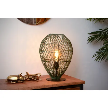 Lampe de table Kenjiro Lucide vert Ø40cm E27 3