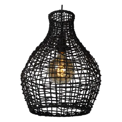 Lucide hanglamp Alban zwart Ø35cm E27 8