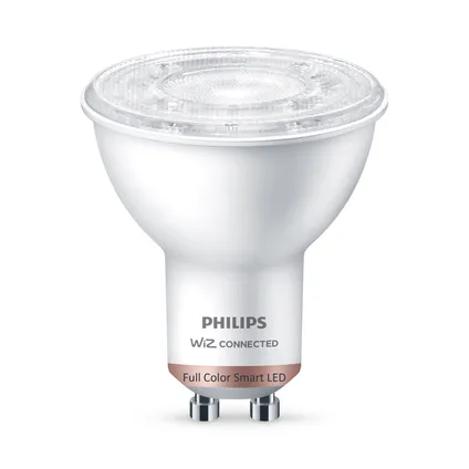 Spot LED intelligent Philips PAR16 coloré GU10 4,7W 2