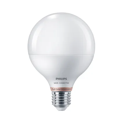 Ampoule LED intelligente Philips G95 colorée E27 11W 6
