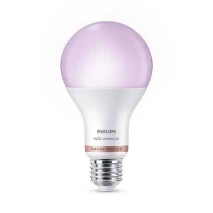 Ampoule LED intelligente Philips A67 colorée E27 13W 3