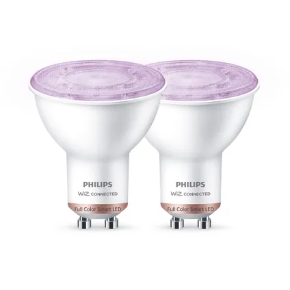 Philips slimme ledspot PAR16 gekleurd GU10 4,7W 2 stuks 3