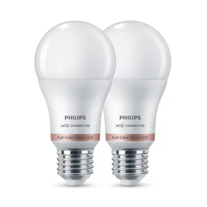 Philips ledlamp A60 gekleurd E27 8W 2 stuks 3