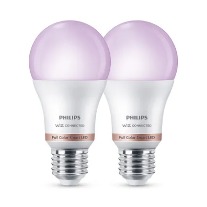 Ampoule LED Philips colorée E27 8W 2 pièces 11
