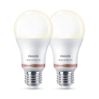 Philips slimme ledlamp A60 warm wit E27 8W 2 stuks 3