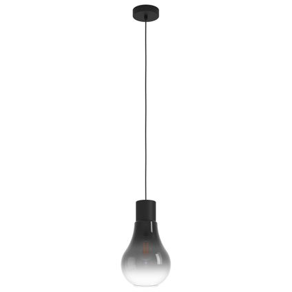 Eglo hanglamp Chasely zwart/grijs E27