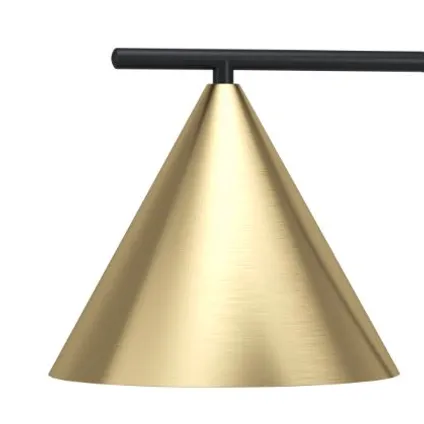 Eglo hanglamp tafellamp 1xE27 zwart/geelkoper 2
