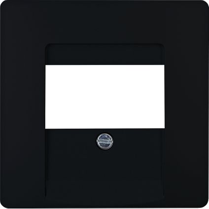 Kopp afdekplaat Paris USB mat-zwart