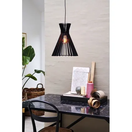 Nordlux hanglamp Groa zwart Ø34cm E27 2
