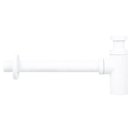 Siphon de lavabo Differnz design mat blanc