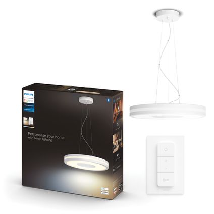 Suspension Philips Hue Being blanc ⌀42,3cm 25W avec Hue Dimmer switch