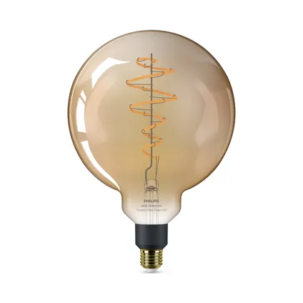 Philips slimme ledfilamentlamp G200 amber E27 6W 8