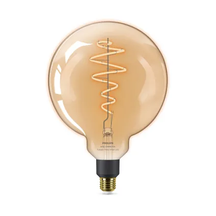 Philips slimme ledfilamentlamp G200 amber E27 6W 10