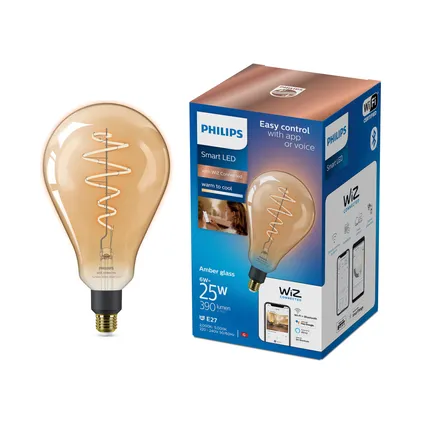 Philips slimme ledfilamentlamp PS160 amber E27 6W 5
