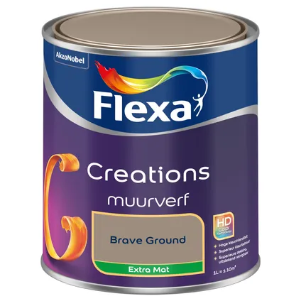 Flexa Creations muurverf extra mat Brave Ground 1L 3
