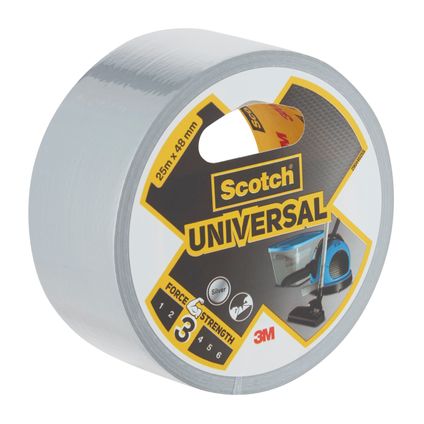 Scotch® Universele Duct Tape Zilver 25mx48mm
