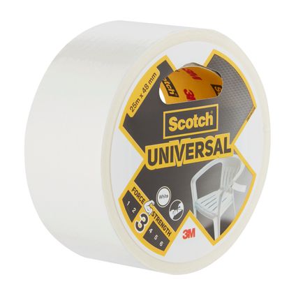 Scotch® Universele Duct Tape Wit 25mx48mm