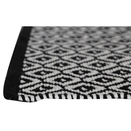 Differnz badmat Wales 50x80cm zwart/wit 3