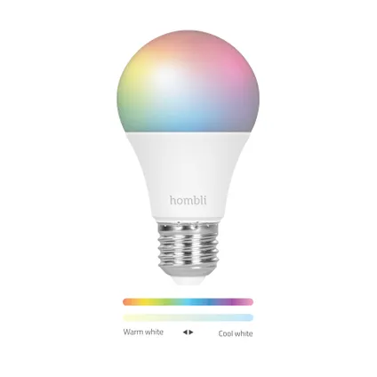 Hombli ledlamp Smart Bulb RGB + CCT 9W E27 Promo Pack 13
