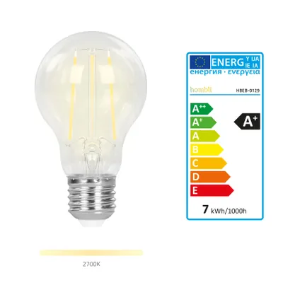Hombli filamentlamp LED Smart Bulb 7W E27 Promo Pack 25
