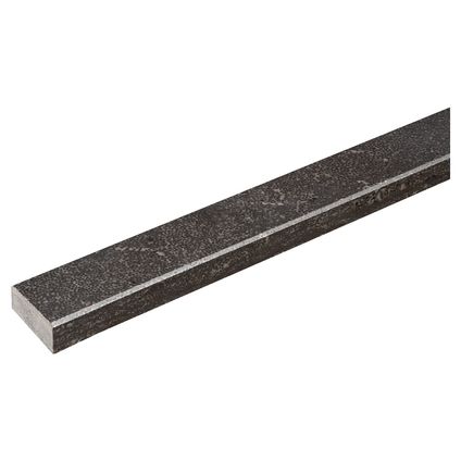Seuil de porte pierre Essentials gris foncé 20x1030x40mm
