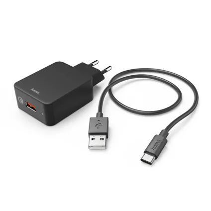 Hama oplaadset USB Type-C QC 1,5m 2