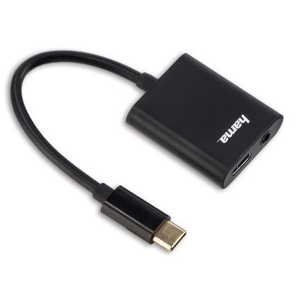 Hama audio-adapter + USB-C oplader