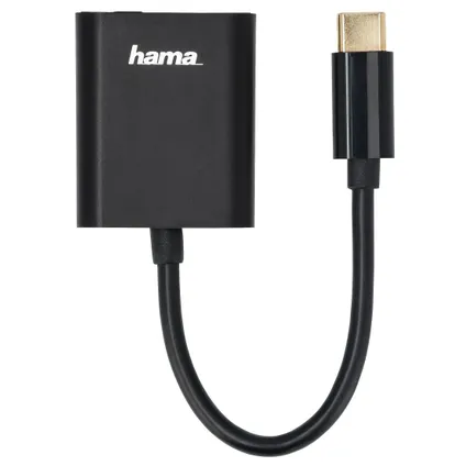 Hama audio-adapter + USB-C oplader 2