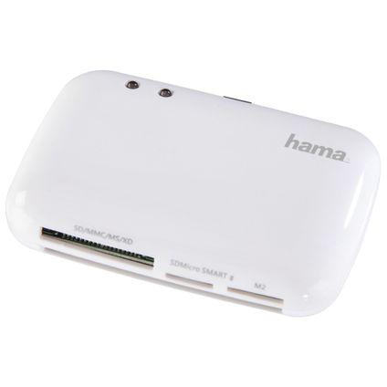 Hama chipkaartlezer voor smartcards/ID-kaarten wit