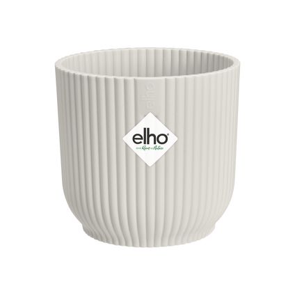 Pot de fleurs Elho vibes fold rond mini Ø7cm blanc