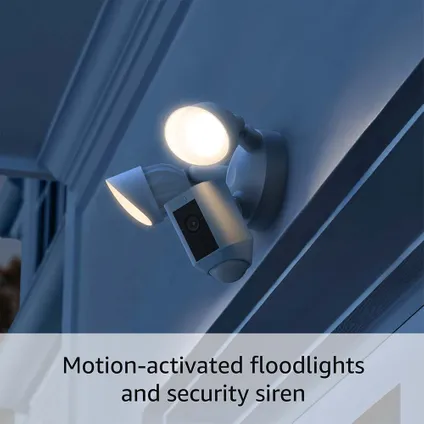Caméra de sécurité Ring Floodlight filaire blanc 7