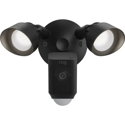 Ring beveiligingscamera Floodlight - bedraad - 1080p HD-video - zwart