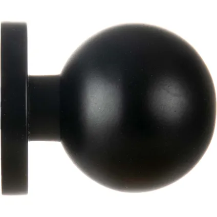Bertomani deurknop 810 aluminium zwart 25mm 2