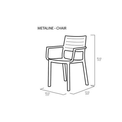 Keter Metaline stoel 3