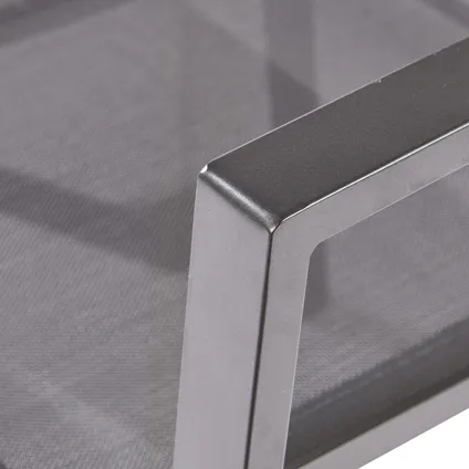 Chaise de jardin Trapani aluminium/textilène gris 3