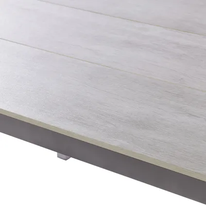 Trapani tuintafel + verstelbare poten polywood/aluminium 150x90x75cm 3