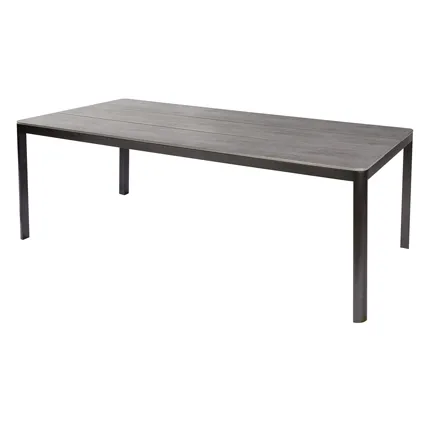 Table de jardin Trapani + pieds réglables aluminium/polywood 210x100x75cm 3