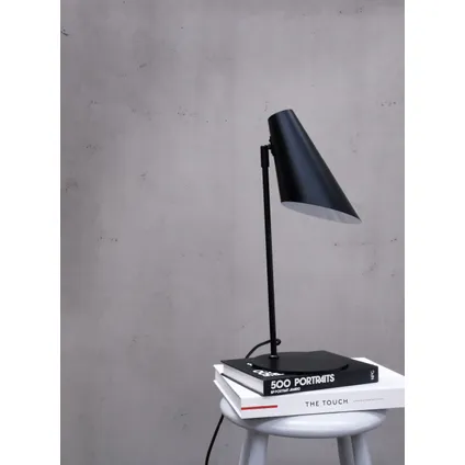 Dyberg Larsen tafellamp Cale mat zwart G10 35W 6