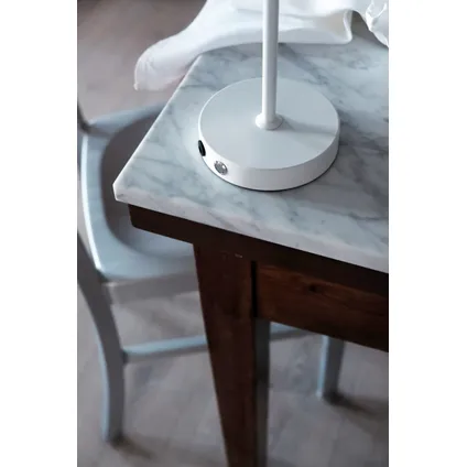 Dyberg Larsen tafellamp Roma oplaadbaar LED wit 5W 5