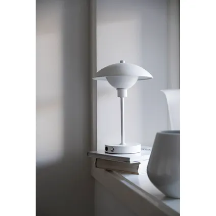 Dyberg Larsen tafellamp Roma oplaadbaar LED wit 5W 6