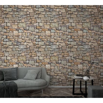 Smart Art fotobehang stenen muur
