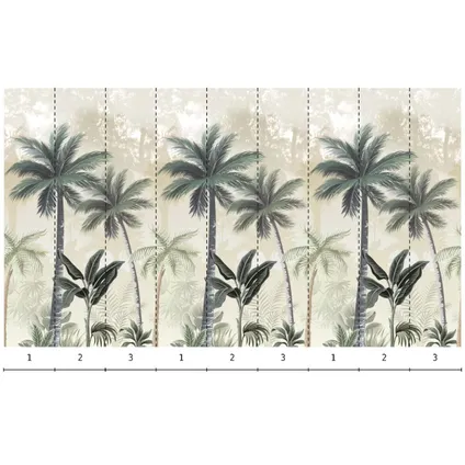 Smart art fotobehang palmbomen  3