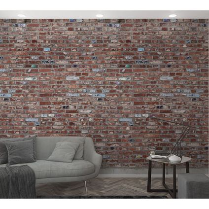 Smart Art fotobehang bakstenen muur