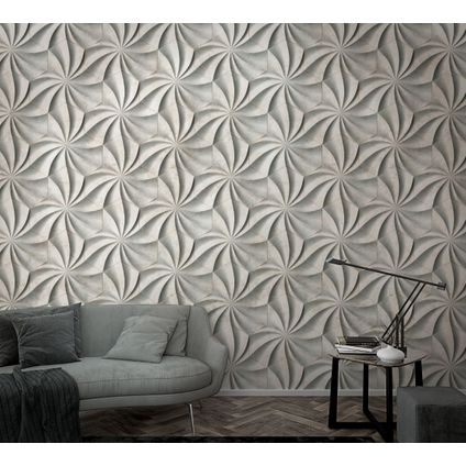 Smart Art fotobehang grafisch patroon cement