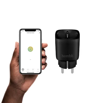 Hombli Smart Socket slimme stekker zwart 230V 4